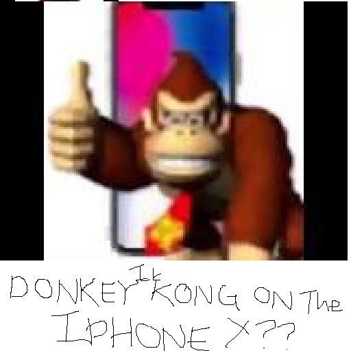 Donkey Kong on iPhone X
