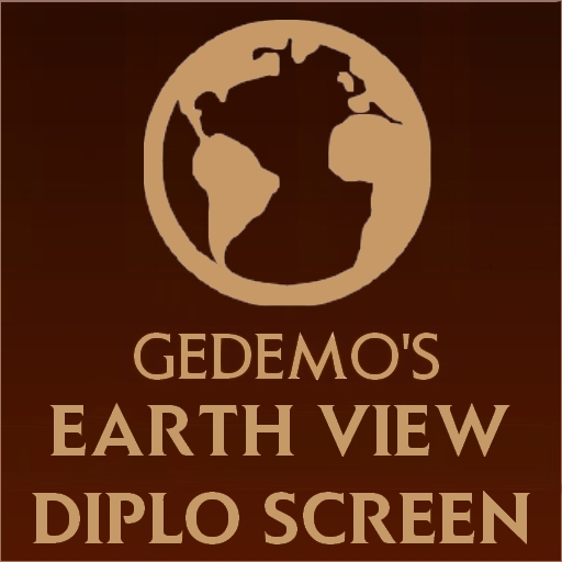Gedemo Earth View Diplo Screen