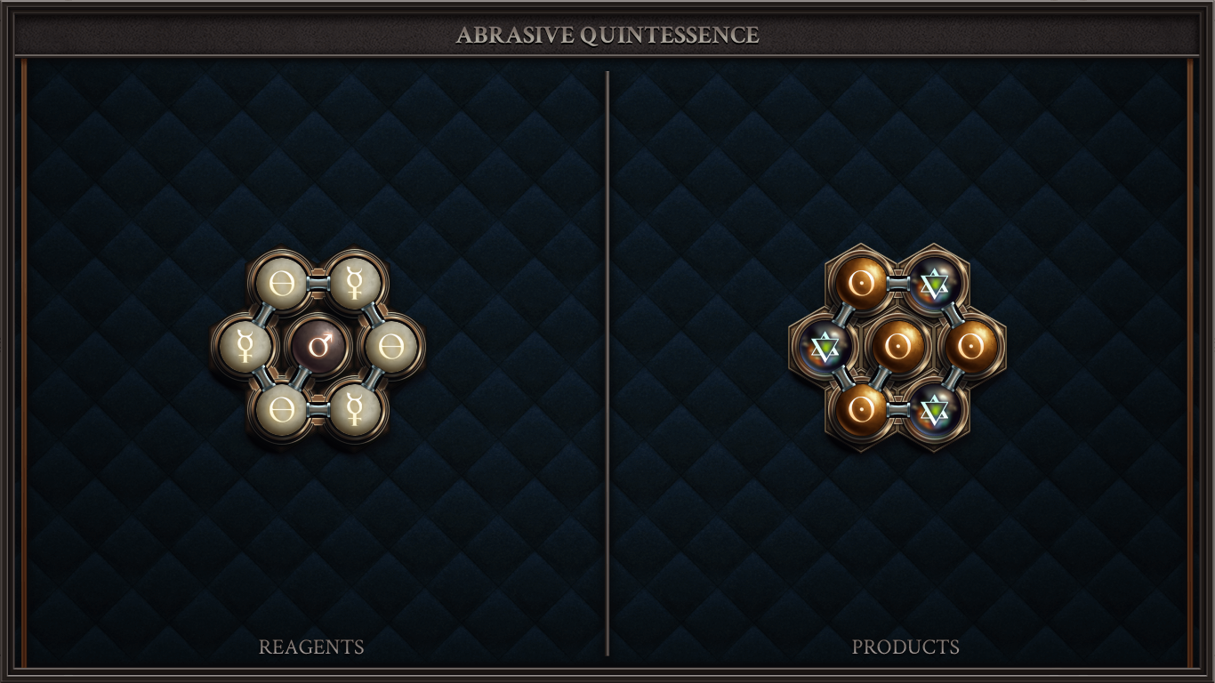 Abrasive Quintessence