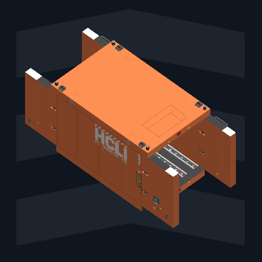 HCLI Orange Container 5u