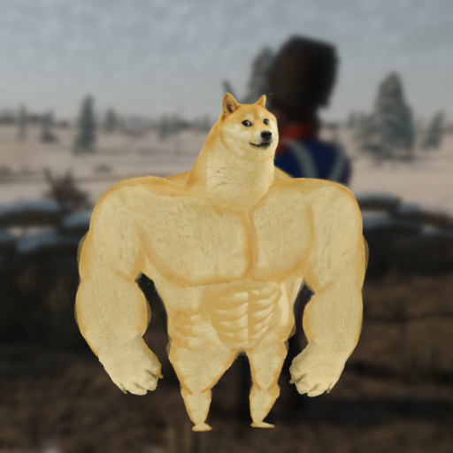 Swole Doge British Uniform