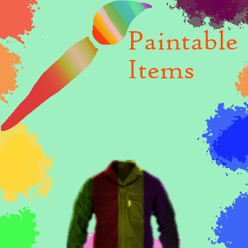 Paintable Items