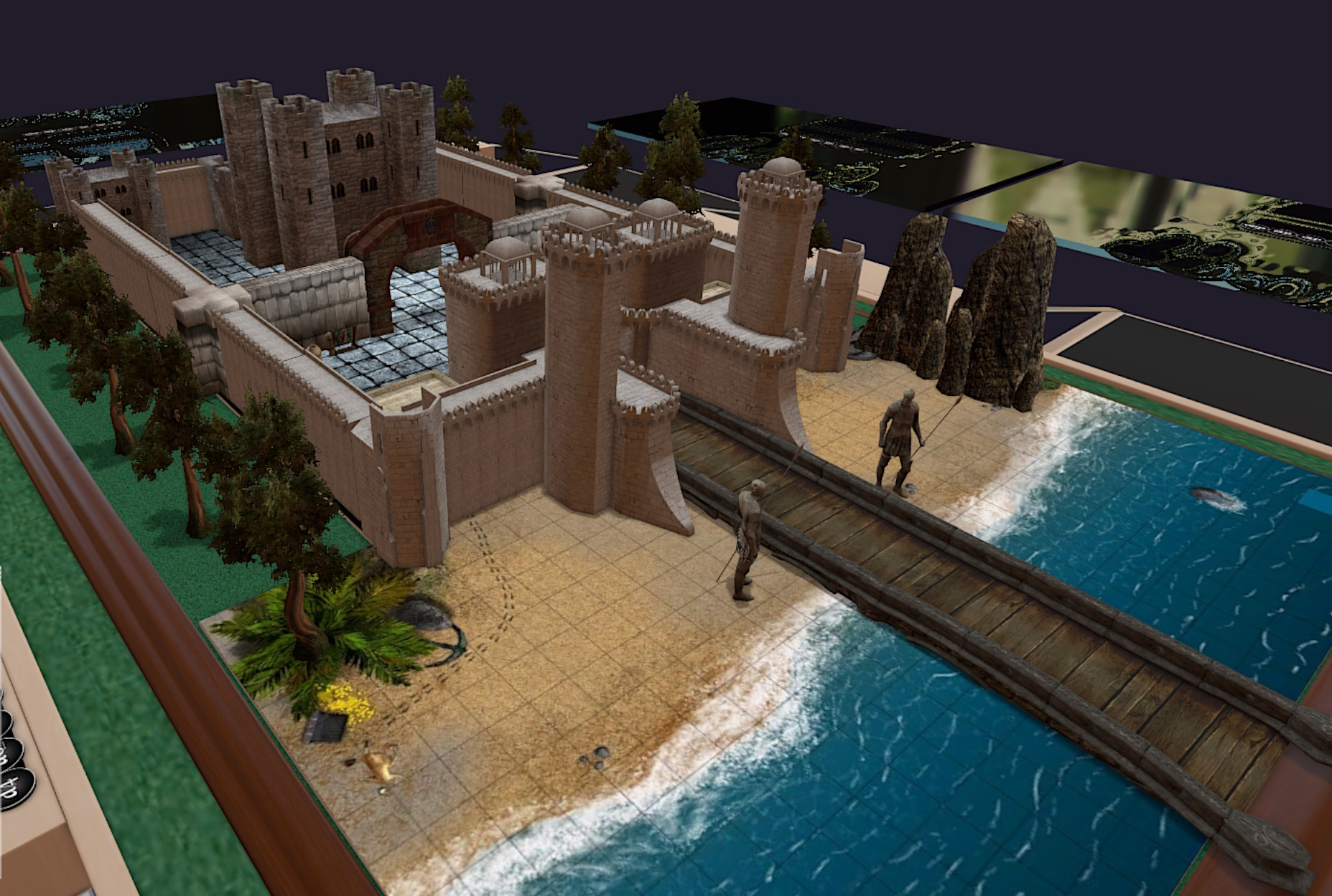Castle Map - Pathfinder 2e full setup- 2023 preview