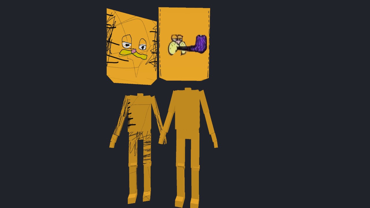 Garfield Smoking a Pipe + garfielf pack