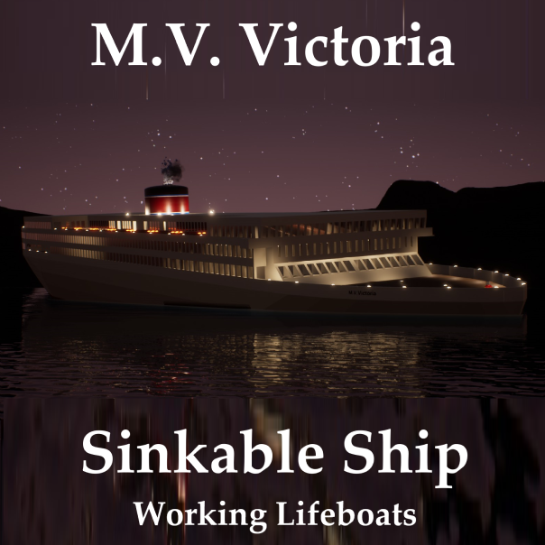 M.V Victoria (Sinkable Cruise Ship) (read desc)