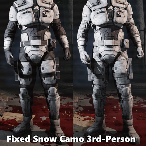 Fixed Snow Camo 3rd-Person