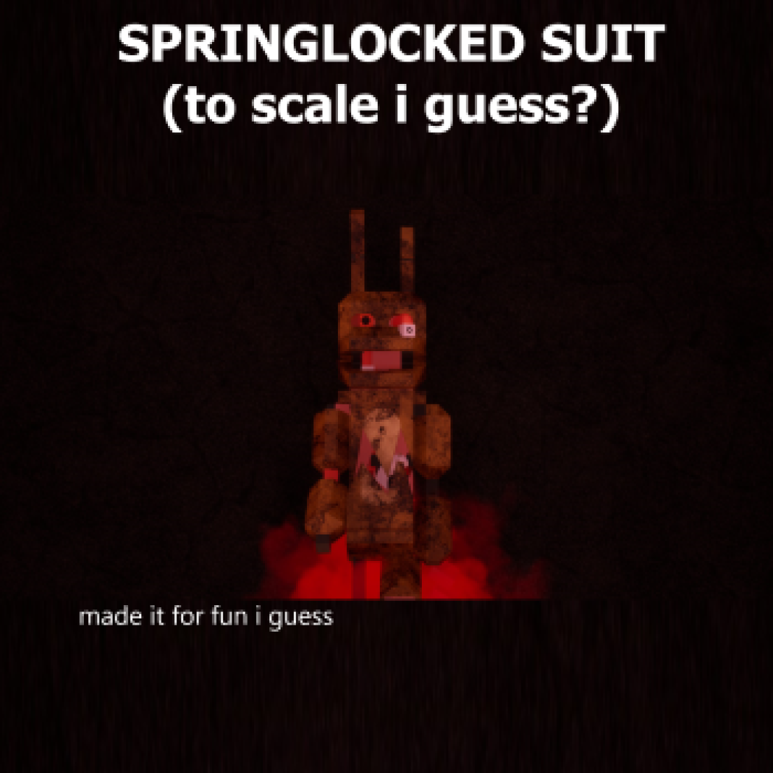 Damaged Springlock Suit