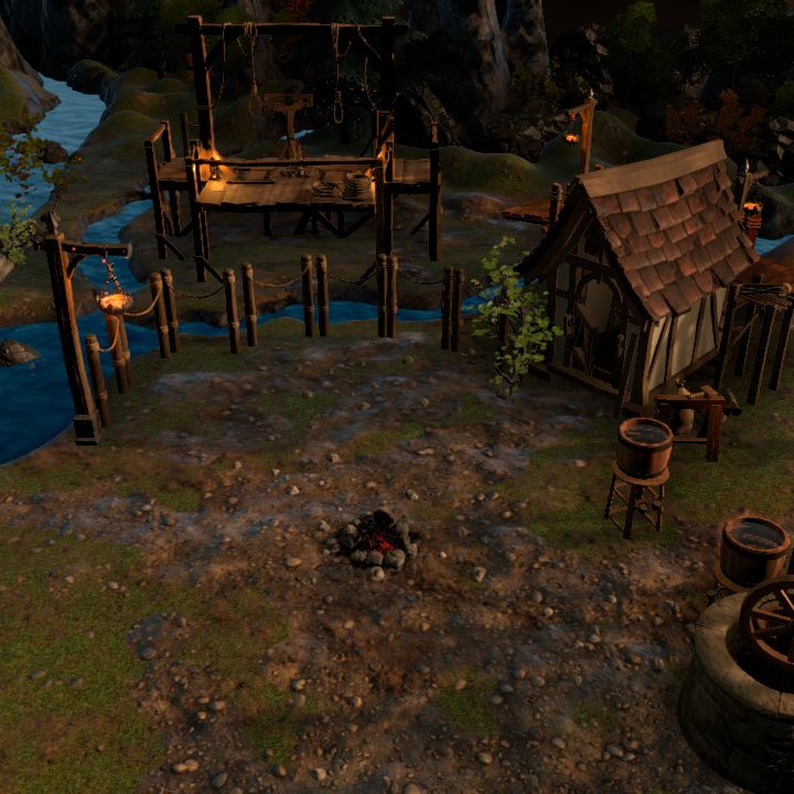 River Map - where 3 waters meet - judgement place, gallows