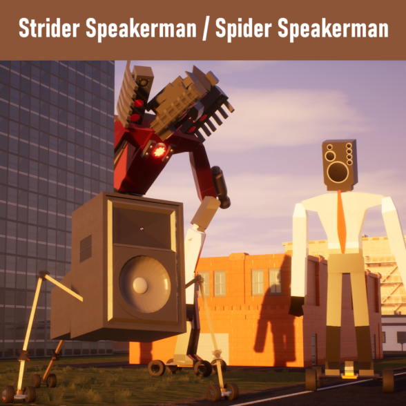 Strider / Spider Speakerman! Skibi