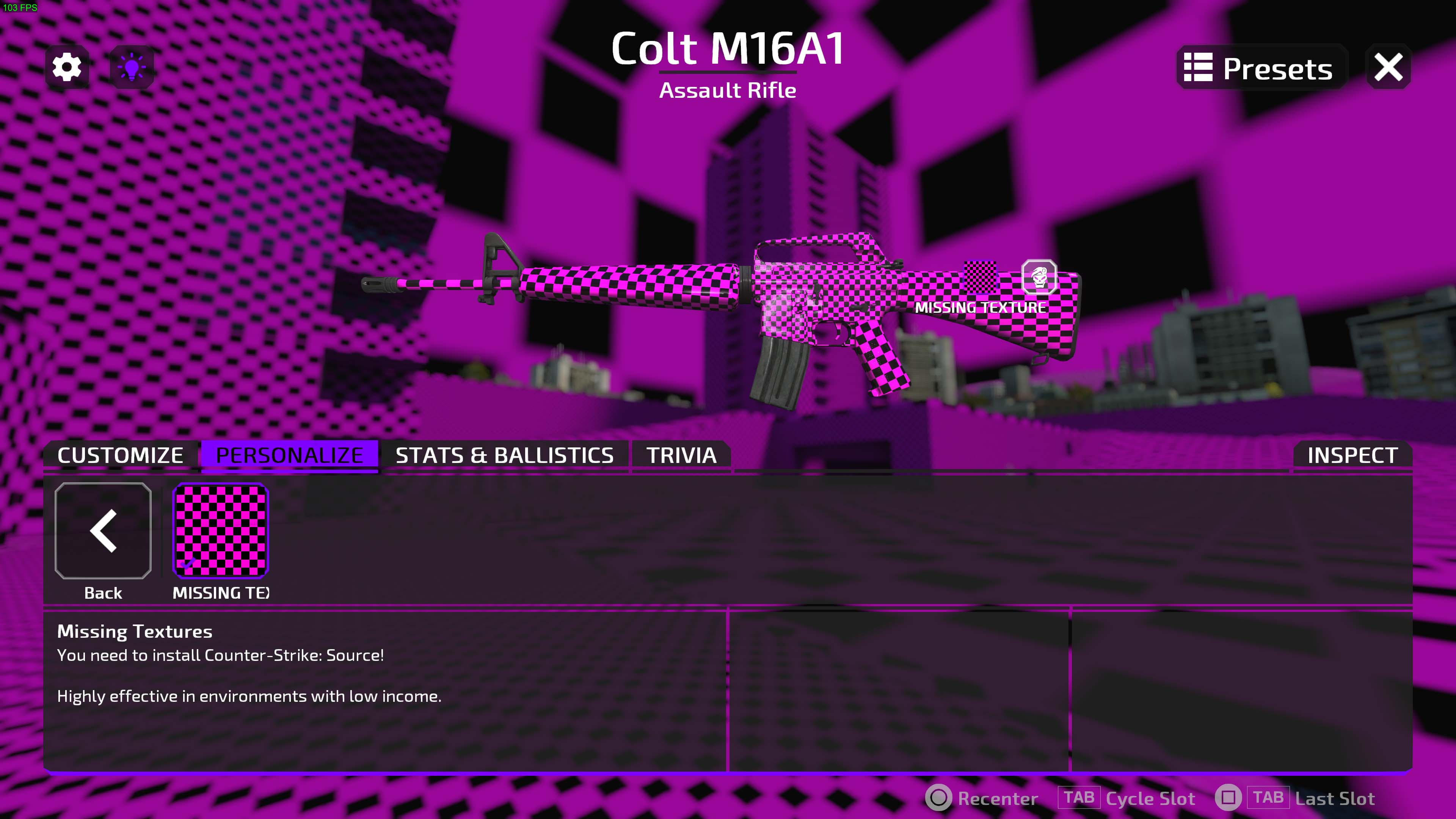 Steam Workshop::[ARC9] Missing Textures Camo