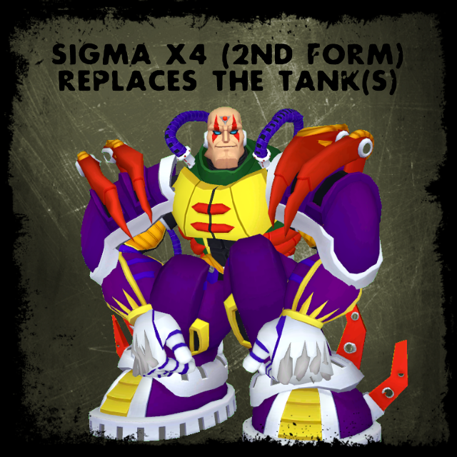 Megaman X - Sigma (X4 2nd Form) for the Tanks