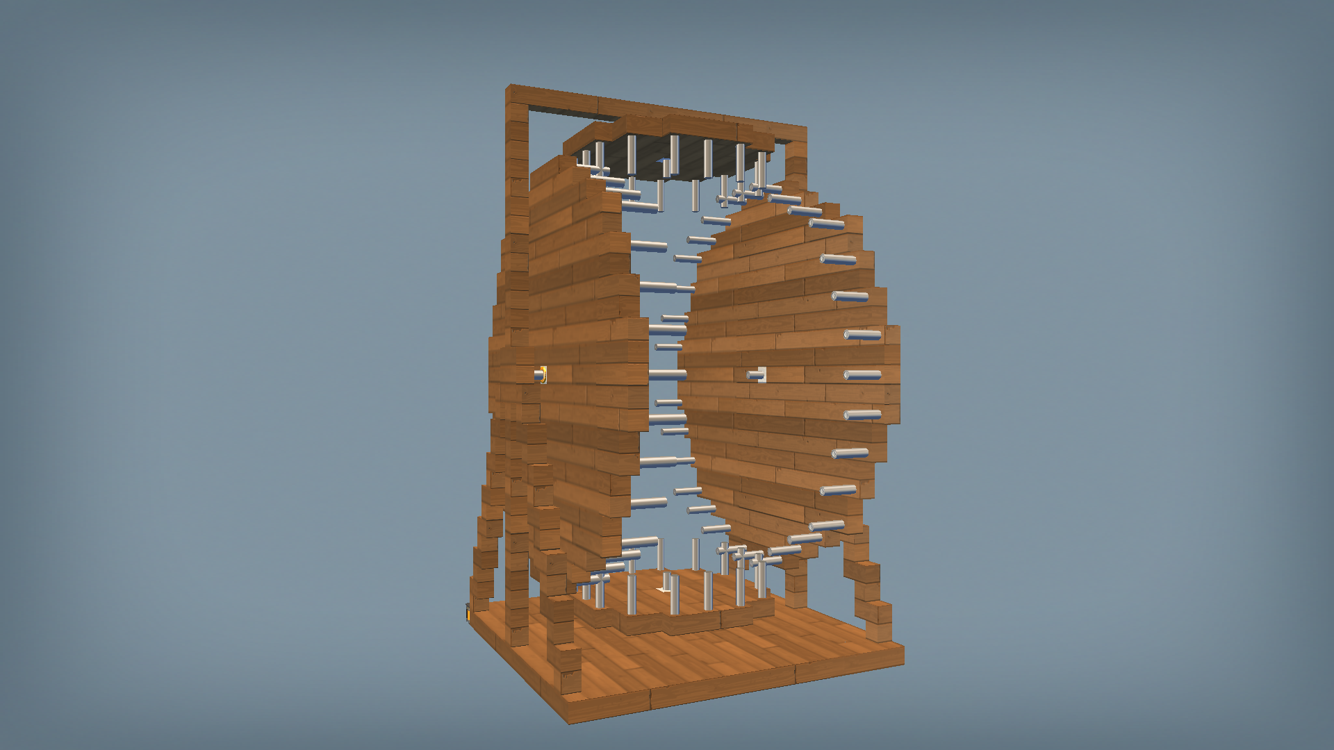 Medieval turning mechanism