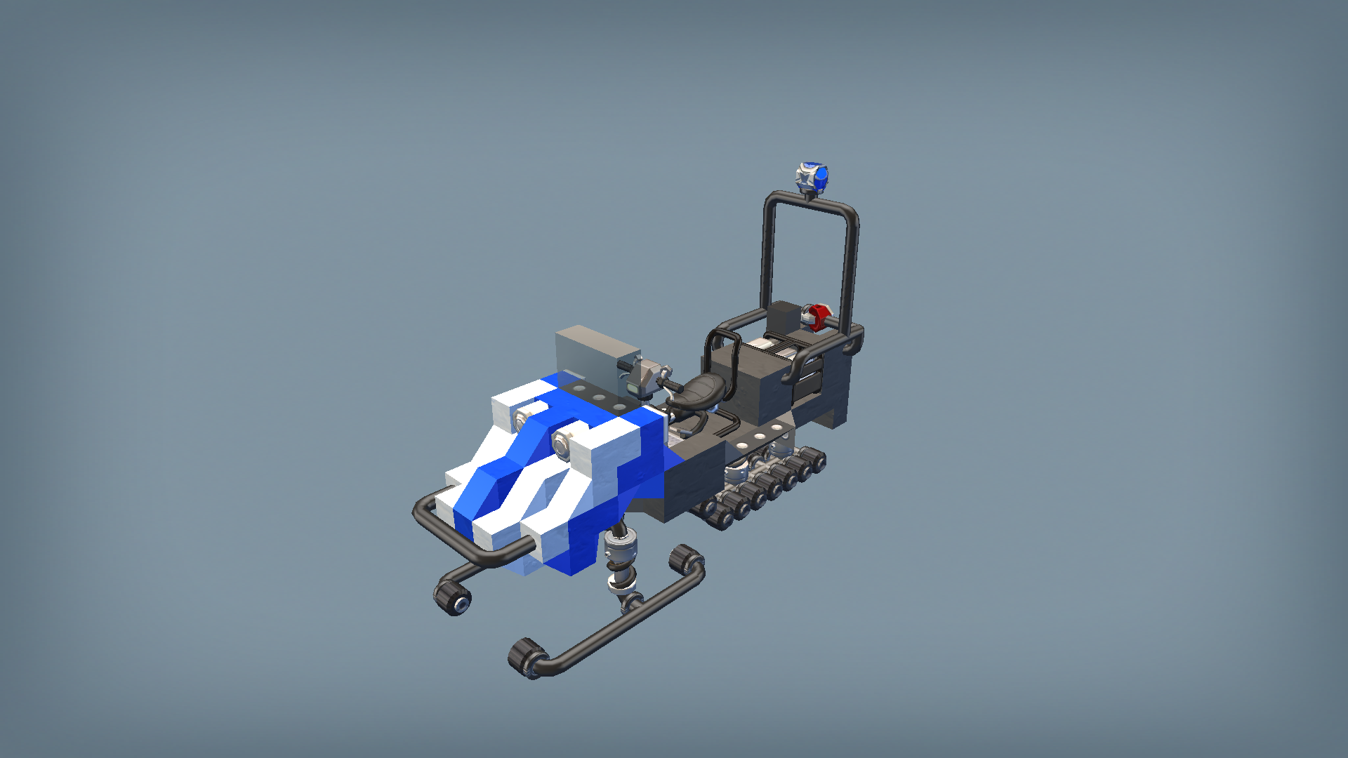Snowmobile Ski-doo police piste edition