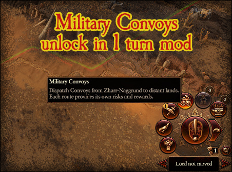 Military Convoys unlock in 1 turn mod
