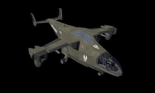 D77-TC Pelican from Halo