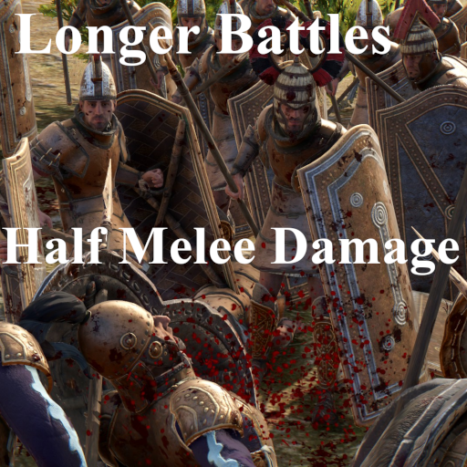 Longer Battles - Half Melee Damage
