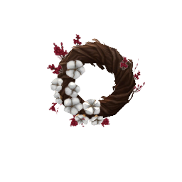 Wreath of Living Brambles Red