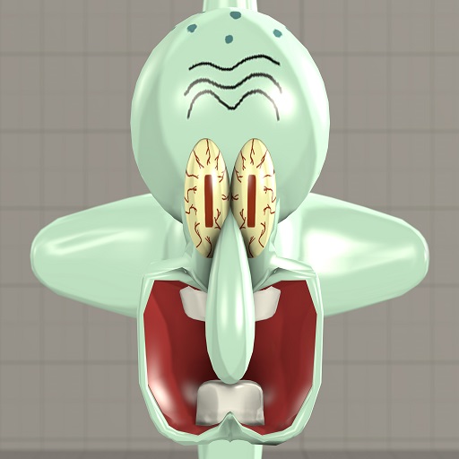 Team Fortress 2 Squidward Rocket-icles (Prop)