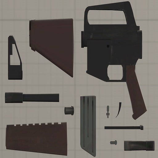 Team Fortress 2 Enhanced M16 (Prop)