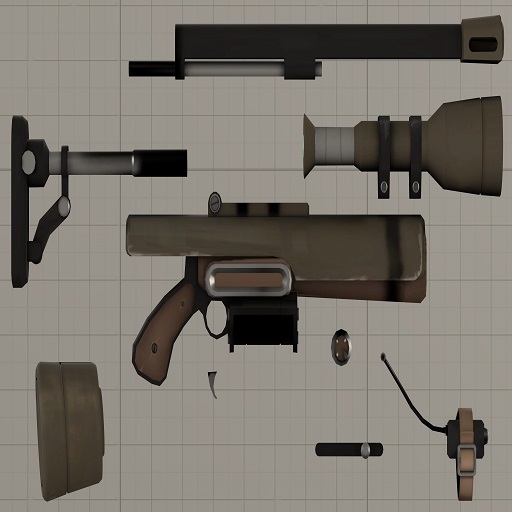 Team Fortress 2 Enhanced The Commando Rifle (Prop)