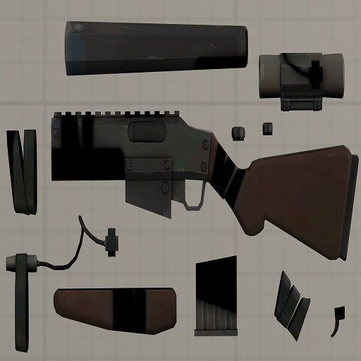 Team Fortress 2 Enhanced The Crackshot Carbine (Prop)