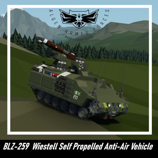 BLZ-259 Wiestell Self Propelled Anti-Air Vehicle SPAA