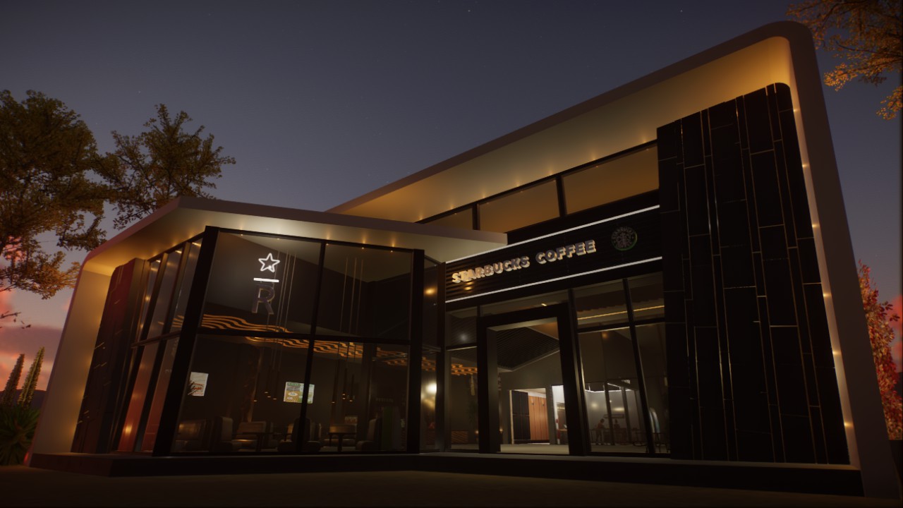 星巴克咖啡（餐厅版）（大型食品店   咖啡 烘焙 餐厅 厕所）Starbucks  (Coffee roasting Restaurant Toilet)