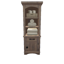 Barrelwood Bath Cabinet - light wood