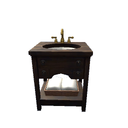 Barrelwood Sink - Extra dark wood