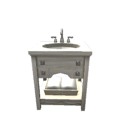 Barrelwood Sink - white wood