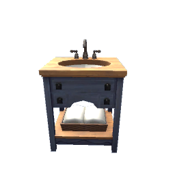Barrelwood Sink - blue wood