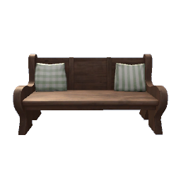 Cormac Pine Bench - medium wood