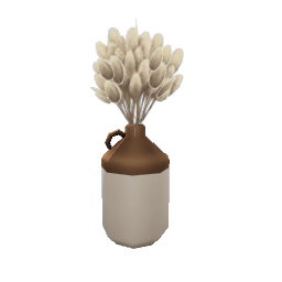 Floral Pitcher - brown