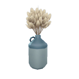 Floral Pitcher - blue
