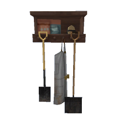 Honest Work Tool Rack - medium wood