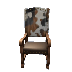 Nowhere Left to Hide Chair - dark wood