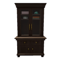 Prairie China Cabinet -  extra dark wood