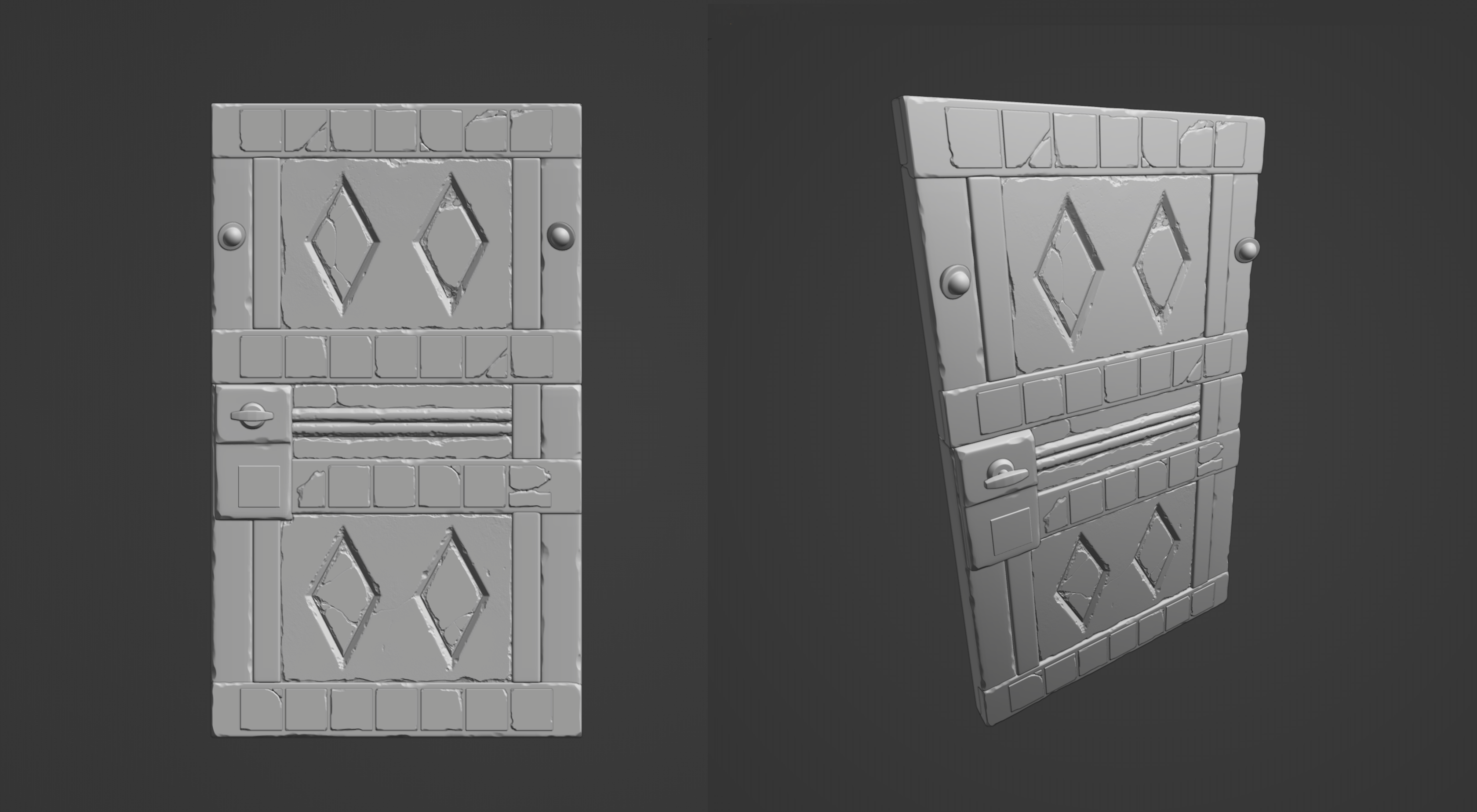 Adobe Decorative Door