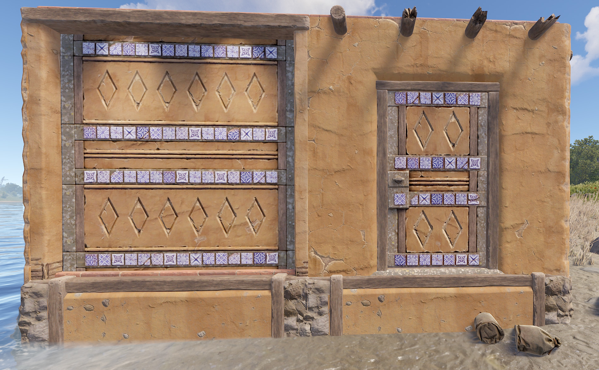 Adobe Decorative Door