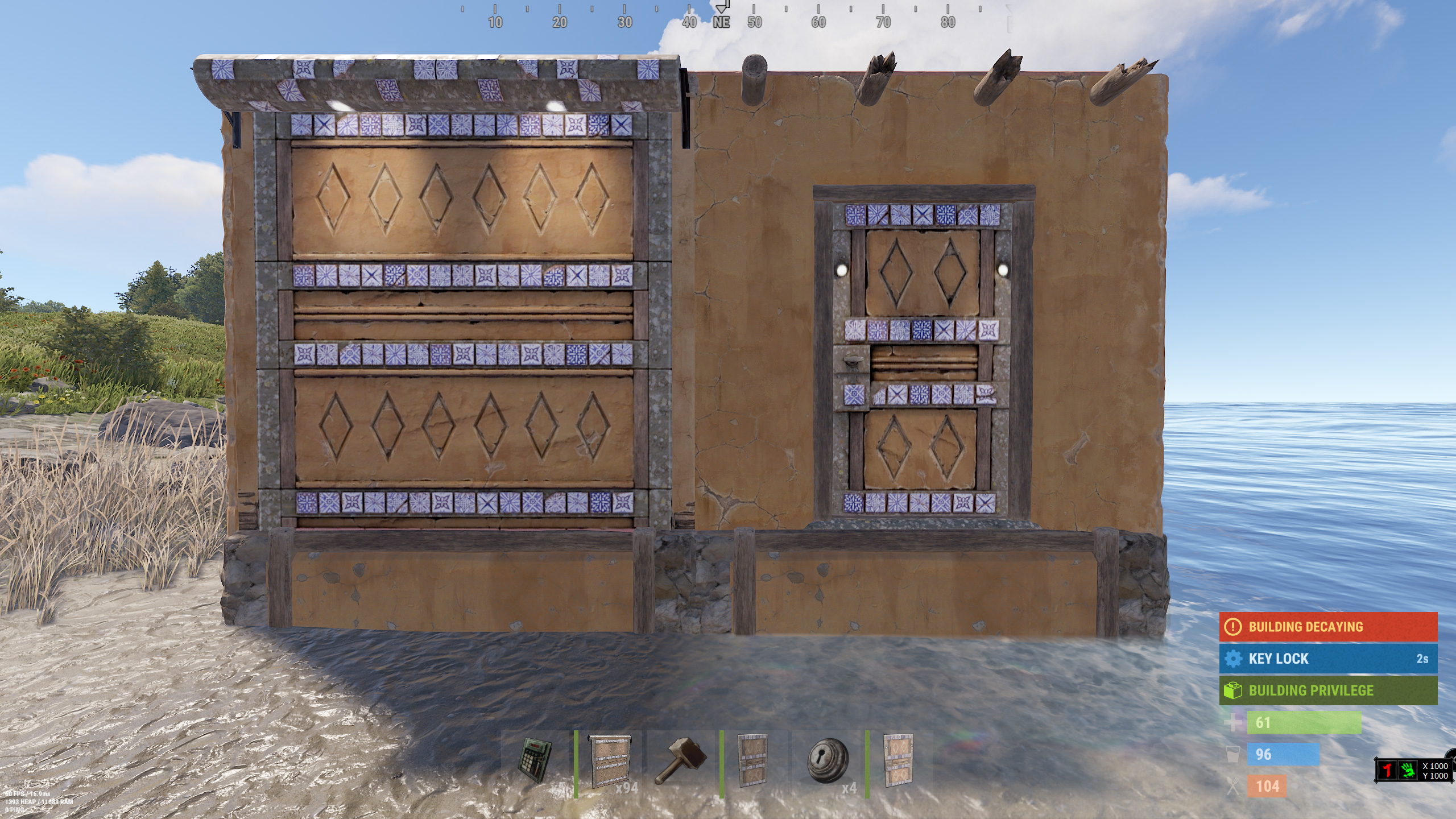 Adobe Decorative Door