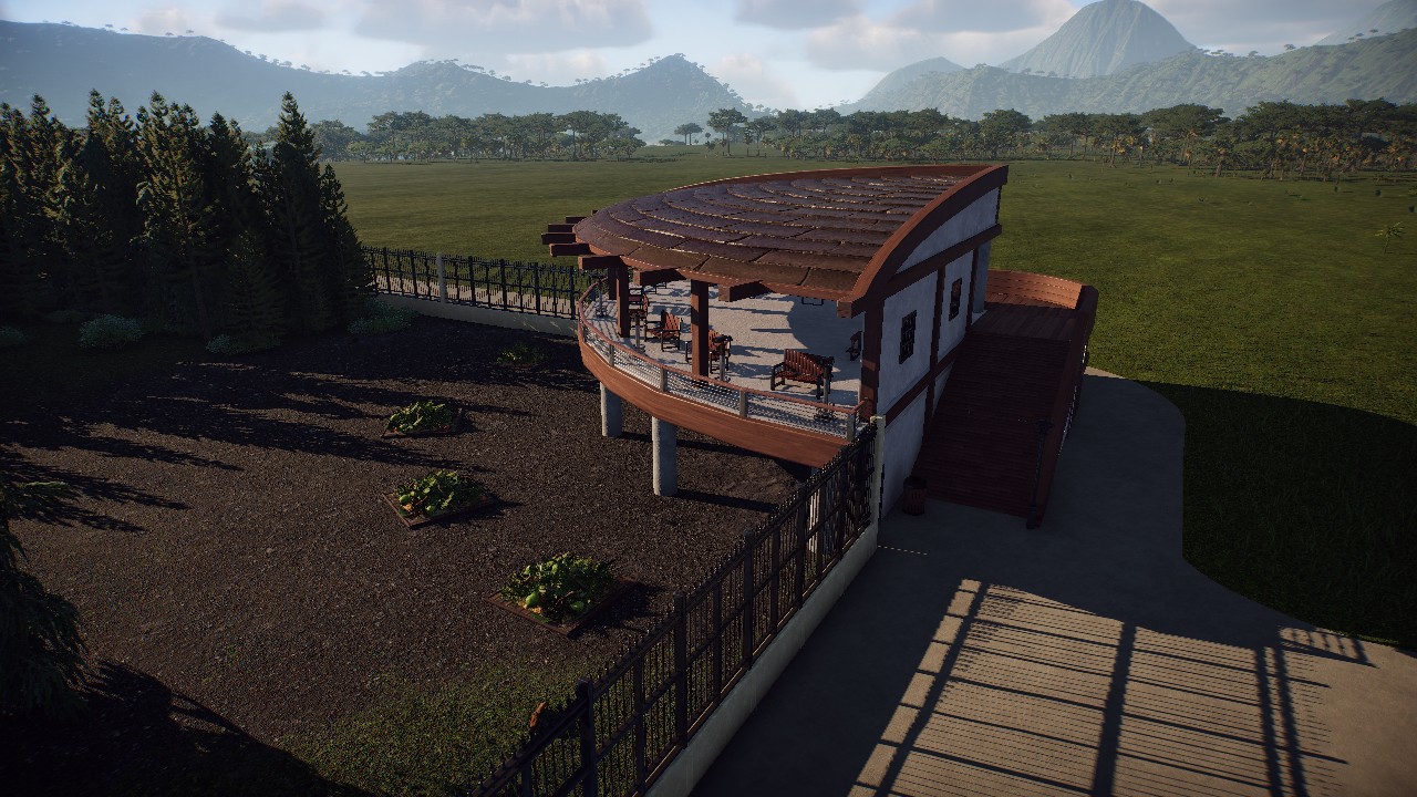 Raised Corner Viewing Gallery (with restrooms)