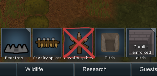 Fortifications Neolithic - Remove Calvalry Spikes