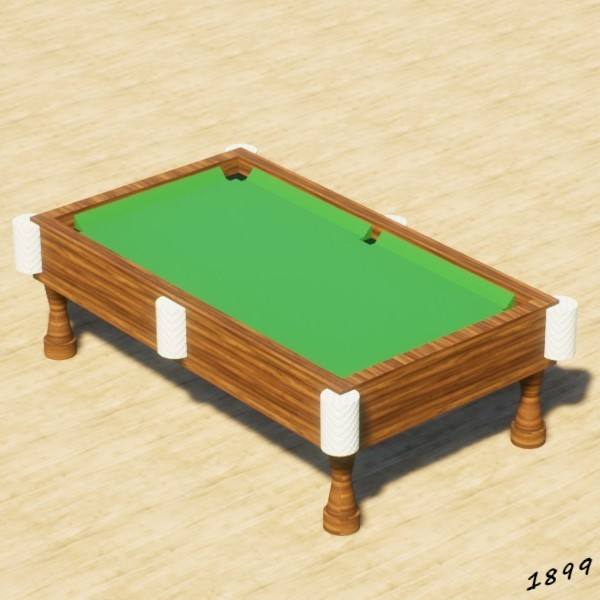 1899 Harry and Johnson Billiards Table