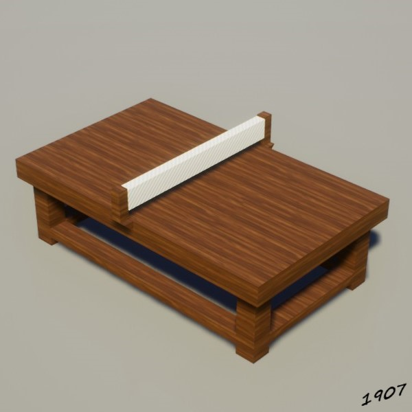 1907 Harry and Johnson Table Tennis Table