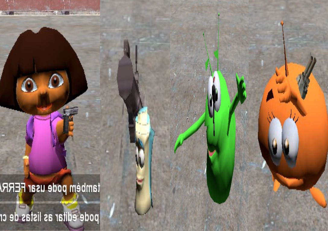 Dora the Explorer Journey to the Purple Planet Playermodel Pack