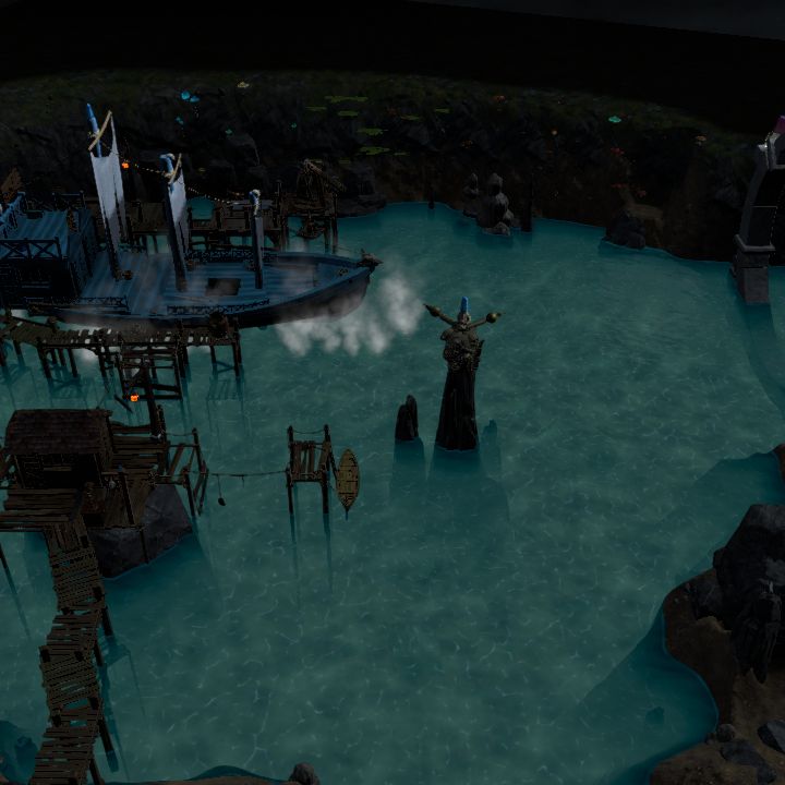 Ship in  a Cave