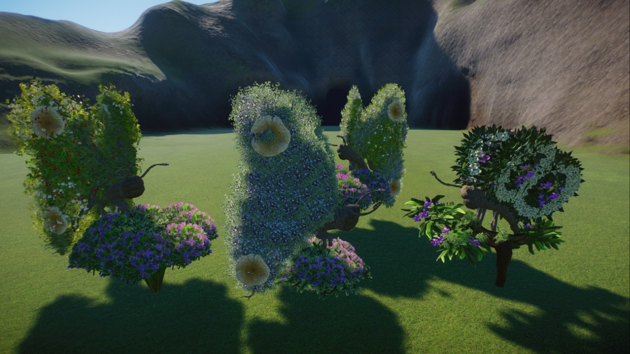 butterflies, flower butterfly, Schmetterlinge aus Blumen