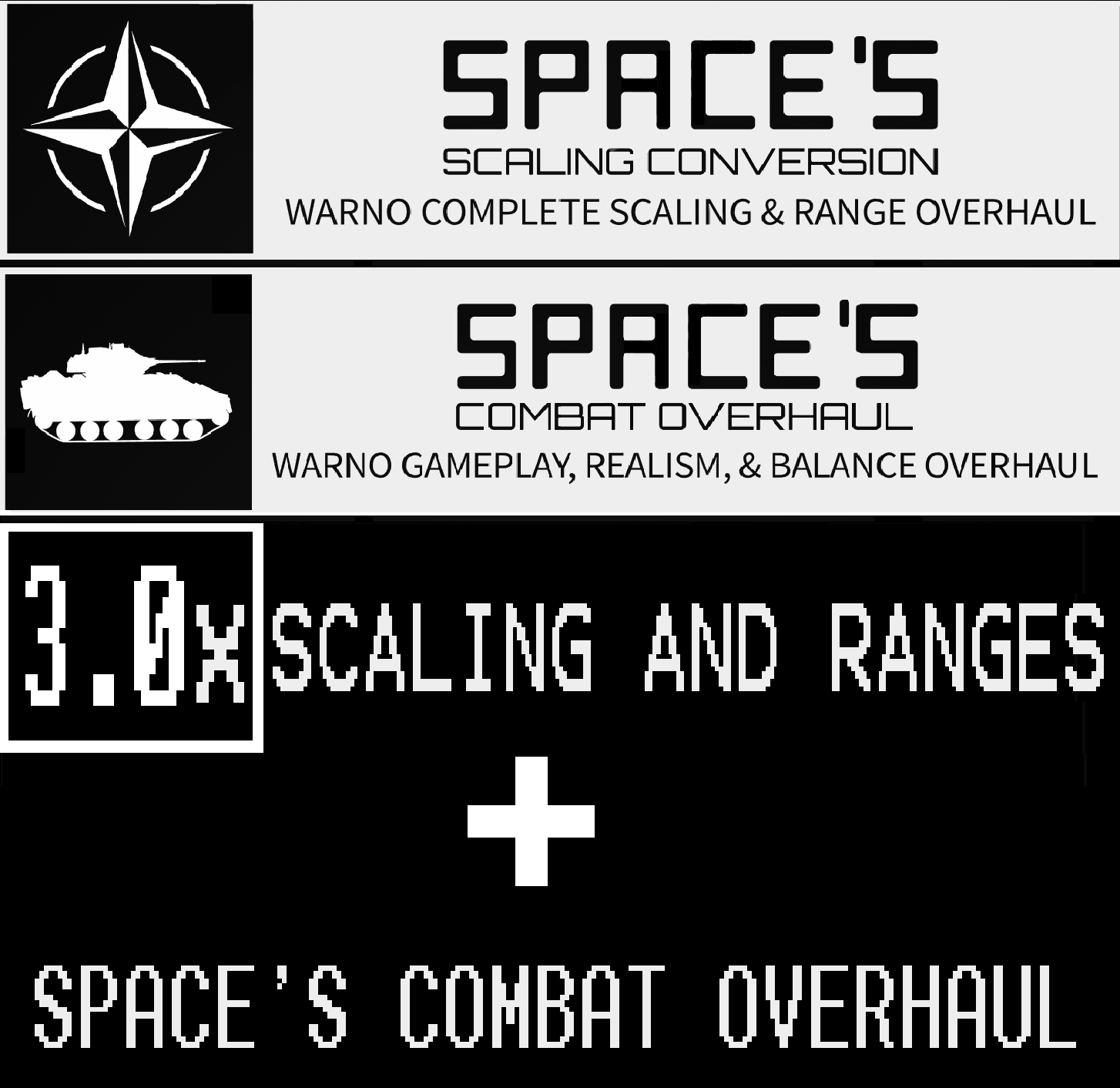 (3x) (SSC + SCO) | Space's Scaling Conversion + Space's Combat Overhaul
