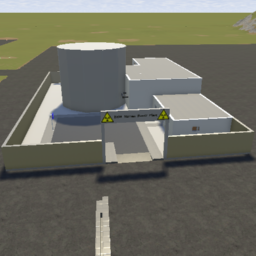 BWR Nuclear Power Plant (low brick)