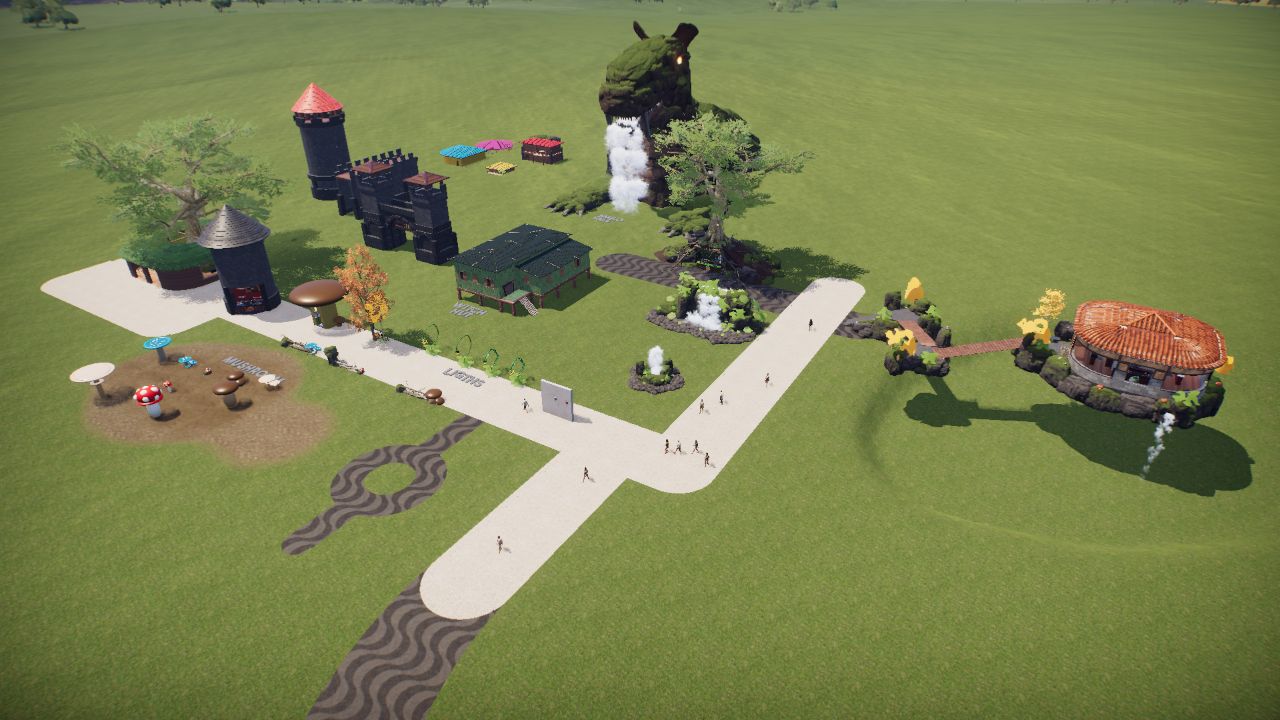 Fantasy buildings set